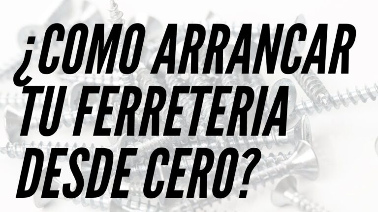 Guía para montar una ferretería con éxito
