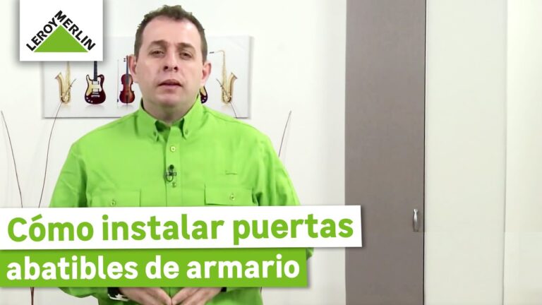 Gu&iacute;a para montar puertas de armario de forma eficiente