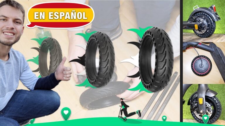 Gu&iacute;a para montar una rueda maciza en tu patinete Xiaomi