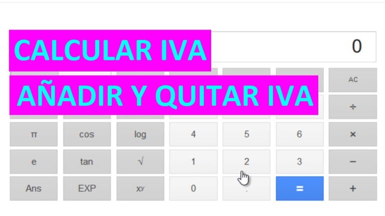 Cómo calcular el IVA de un monto