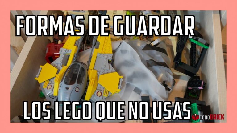 Consejos para guardar tus creaciones de LEGO montadas