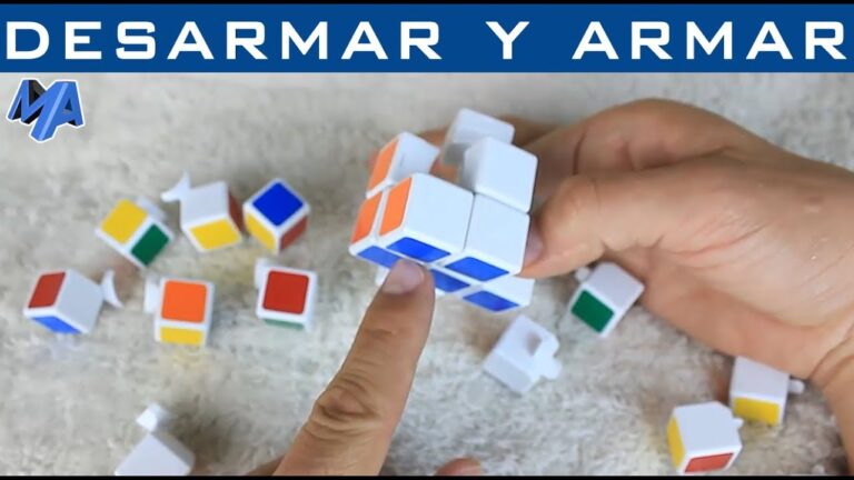 Gu&iacute;a pr&aacute;ctica para desarmar y armar un cubo de Rubik