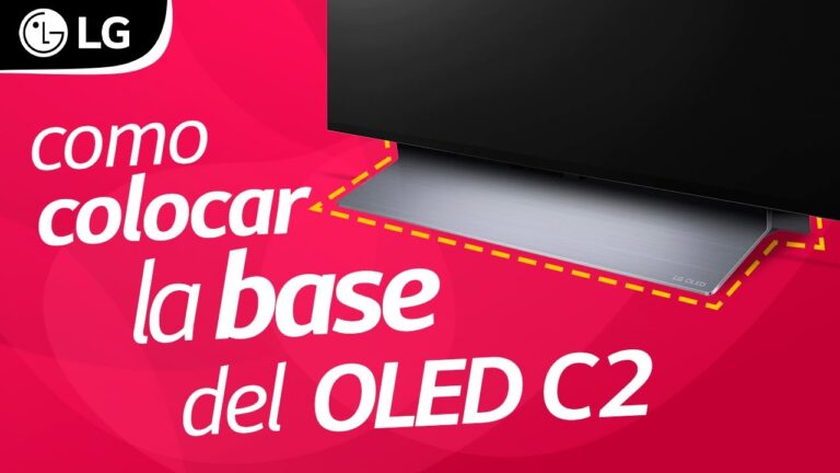 Gu&iacute;a para Montar la Base de TV LG: Paso a Paso