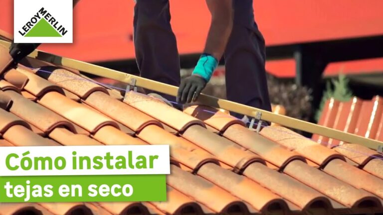 Gu&iacute;a para montar tejas de manera eficiente