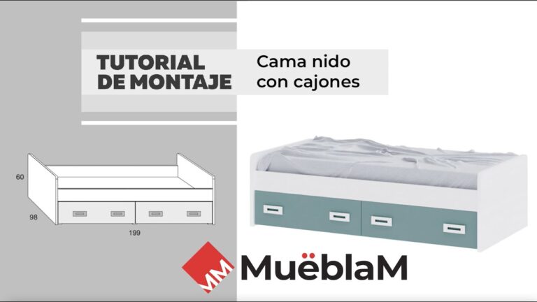 Guía para armar una cama nido fácilmente