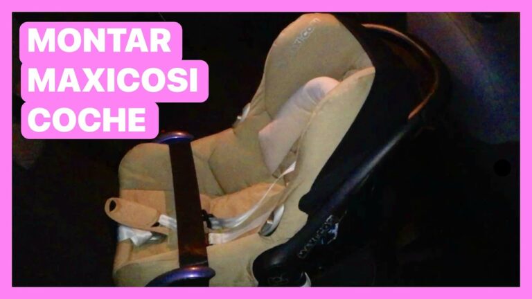 Guía rápida: Cómo montar una Maxi-Cosi en el coche