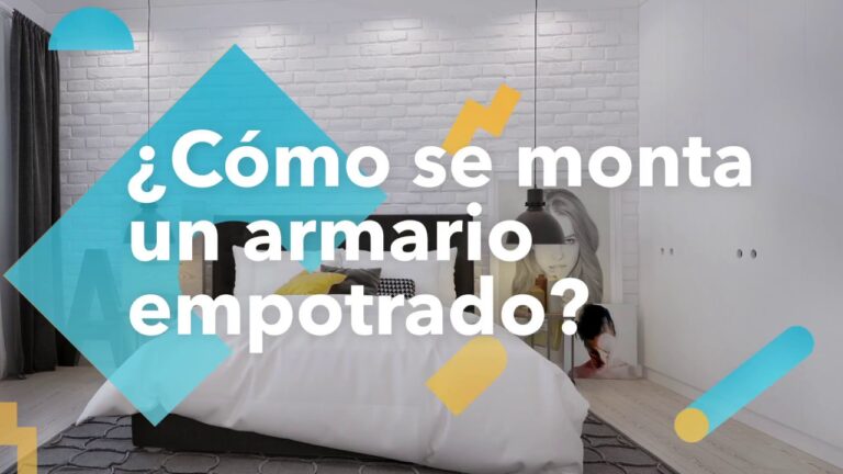 Guía para montar un armario empotrado
