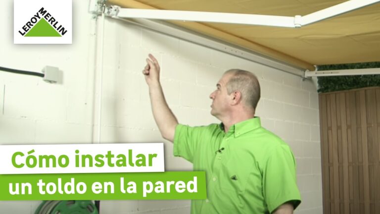 Guía para montar un toldo de pared: Paso a paso