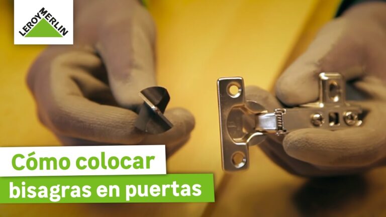 Gu&iacute;a para Montar Bisagras de Puertas de Forma F&aacute;cil