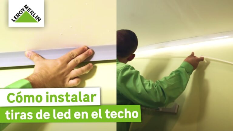 Gu&iacute;a para instalar luces LED en el techo