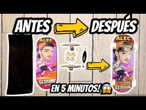 Cómo armar un Tech Deck: Guía rápida y sencilla
