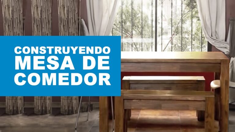 Guía para montar una mesa de comedor
