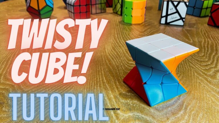 C&oacute;mo montar un Cubo Twist: Gu&iacute;a optimizada