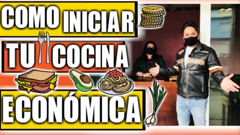 Guía para montar una cocina económica