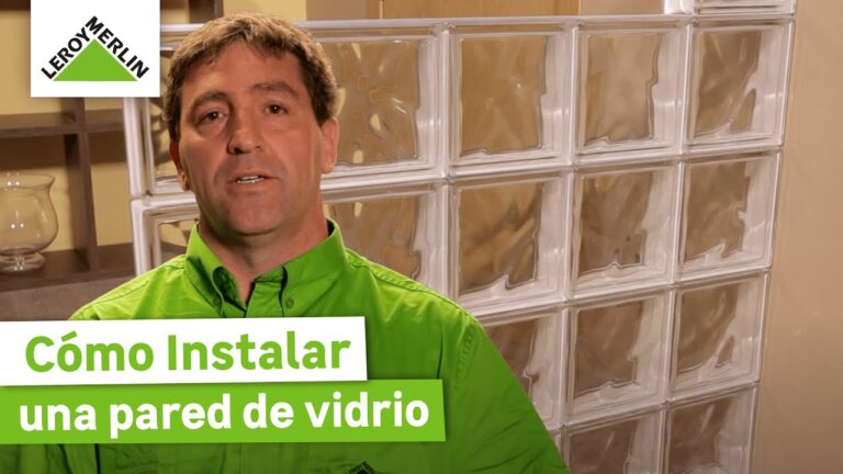 C&oacute;mo montar bloques de vidrio
