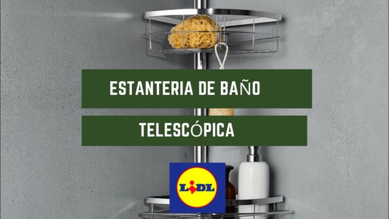 Montaje f&aacute;cil: Estanter&iacute;a de ba&ntilde;o telesc&oacute;pica Lidl