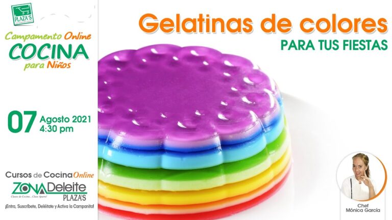 Guía para montar gelatina colorida de forma fácil