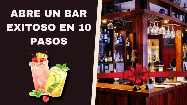 Gu&iacute;a para montar un bar peque&ntilde;o: consejos y pasos clave