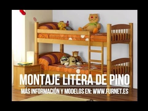 Gu&iacute;a r&aacute;pida para armar una litera de madera