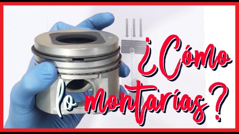 Gu&iacute;a para montar un pist&oacute;n de forma eficiente