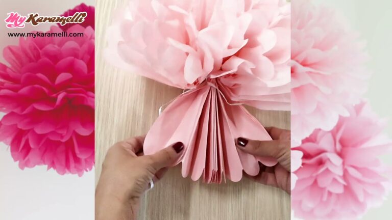 Cómo hacer pompones de papel: Guía paso a paso