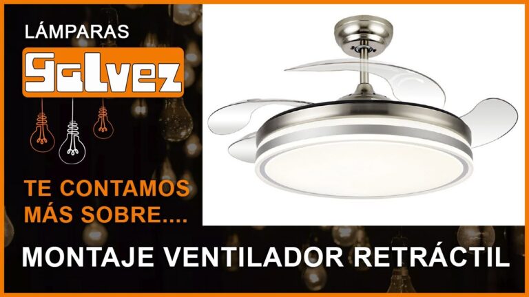 C&oacute;mo montar una l&aacute;mpara ventilador: gu&iacute;a r&aacute;pida y sencilla