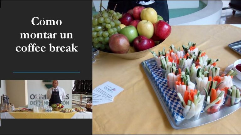 Guía para Montar un Coffee Break Perfecto