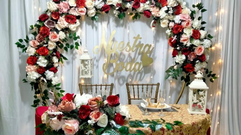 Guía para montar un arco de flores