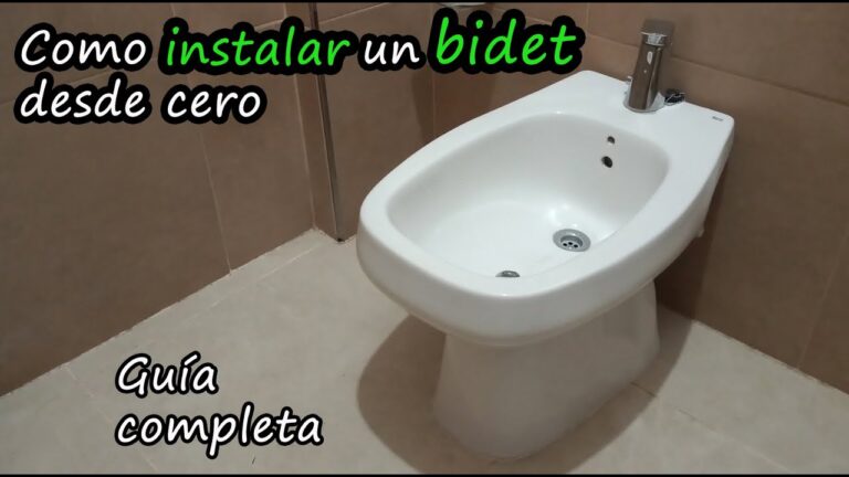 Guía para Montar un Bidet: Paso a Paso