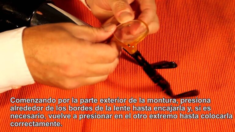 Cómo montar cristales en gafas: Guía rápida y sencilla