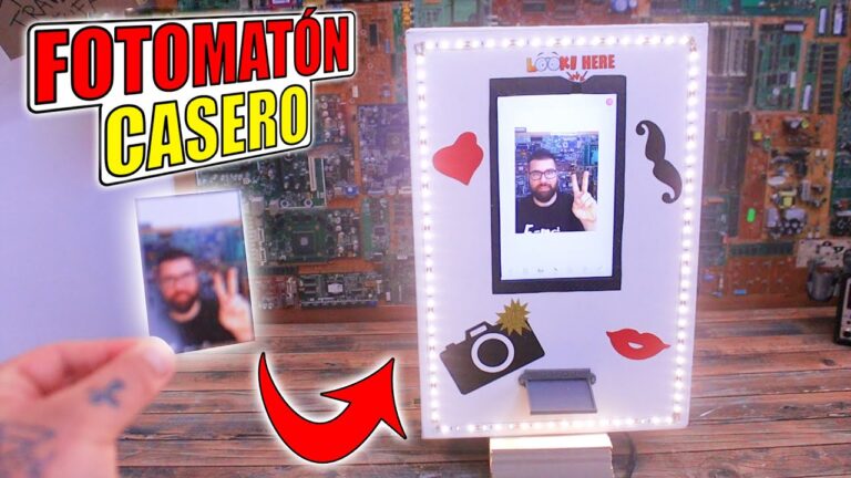Gu&iacute;a para montar un fotomat&oacute;n casero