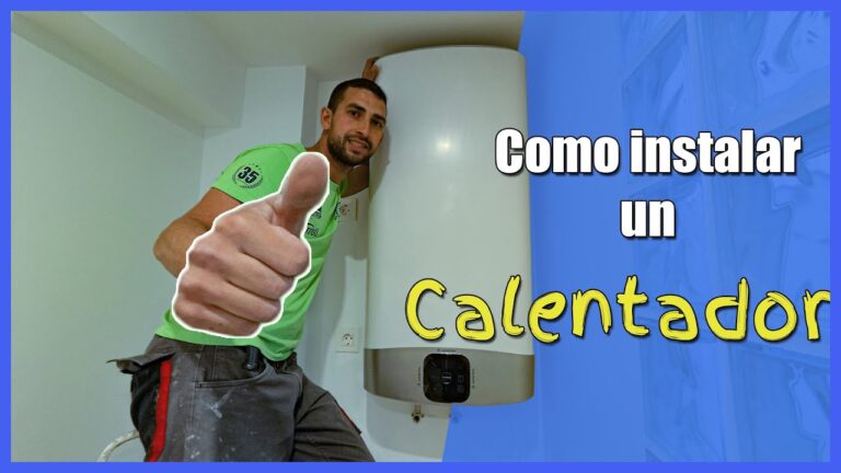 Cómo montar un termo eléctrico de forma eficiente