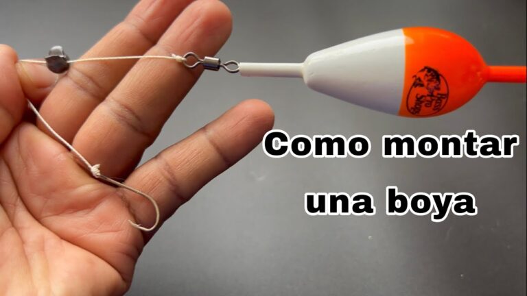 Gu&iacute;a para armar una boya de pesca