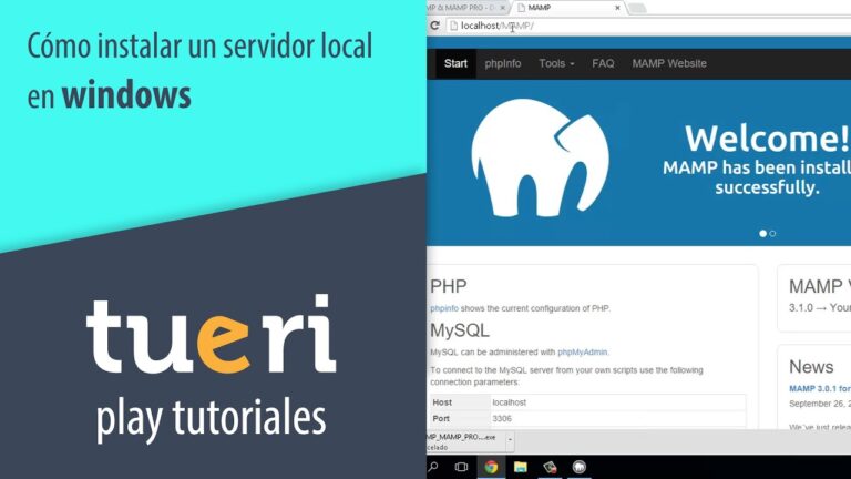 Gu&iacute;a para montar un servidor local de forma sencilla