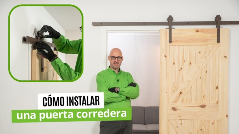 Gu&iacute;a para montar una puerta corredera de forma eficiente
