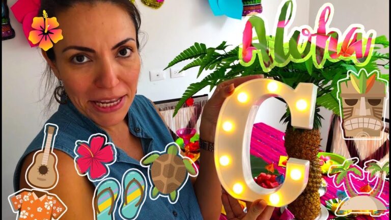 Guía para montar una fiesta hawaiana