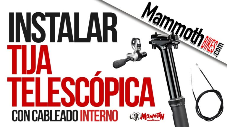 Guía para montar una tija telescópica de forma eficiente