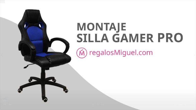 Guía para armar una silla gaming: paso a paso
