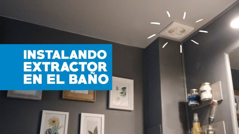 Guía para instalar un extractor de baño: paso a paso