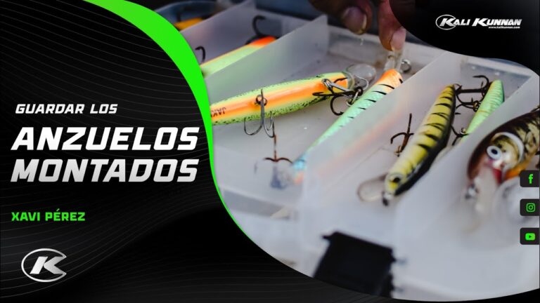 Guía para guardar anzuelos montados de manera eficiente