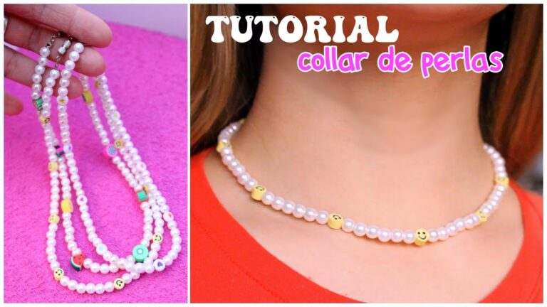 Tutorial: C&oacute;mo armar un collar de perlas