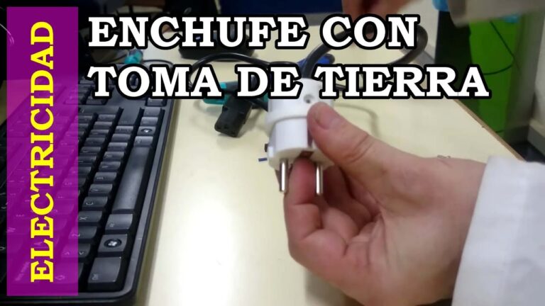 C&oacute;mo montar un enchufe con toma de tierra