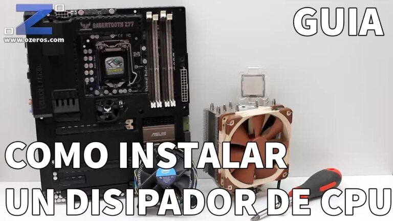 Guía para montar un disipador de forma eficiente
