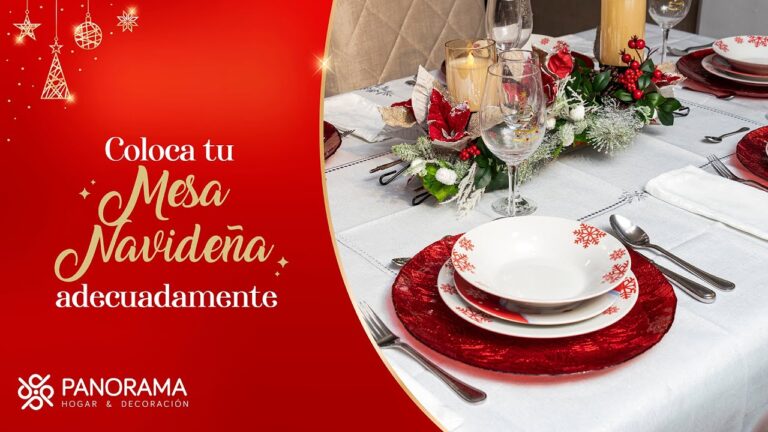 Guía para montar una mesa navideña perfecta