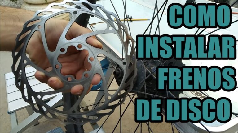 Cómo montar frenos de disco en bicicleta: Guía práctica