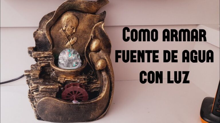 Guía para montar una fuente de agua