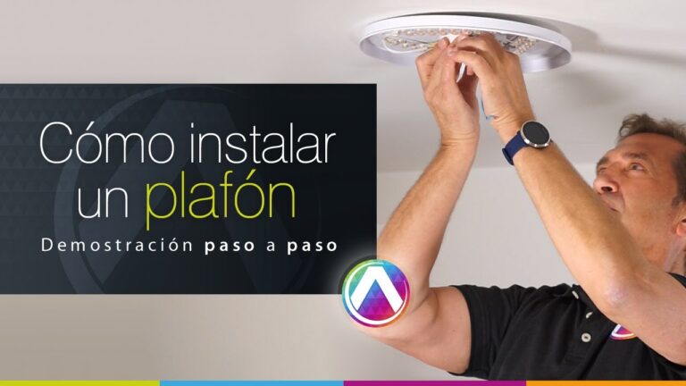 C&oacute;mo montar un plaf&oacute;n de LED