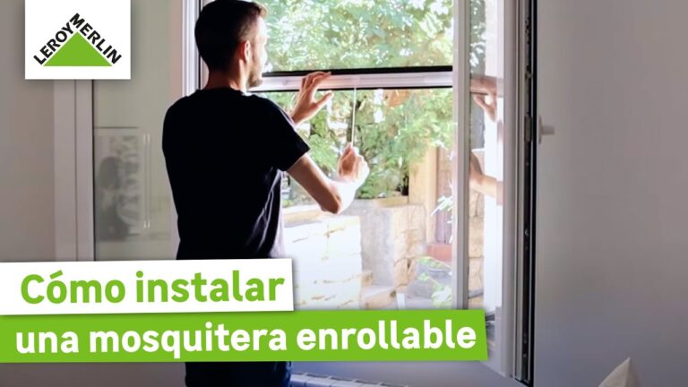 Guía para montar una mosquitera de Leroy Merlin