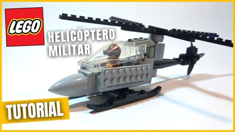 Gu&iacute;a para armar un helic&oacute;ptero LEGO