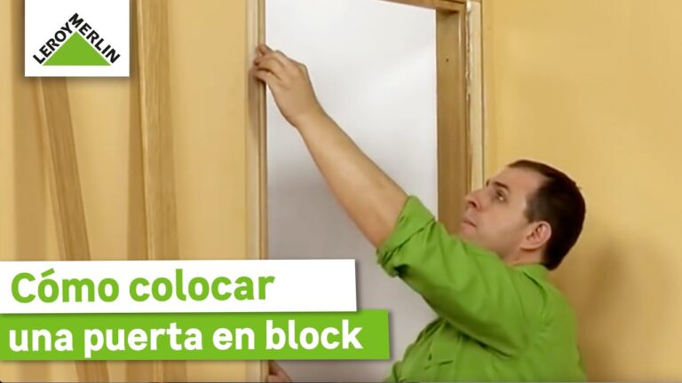 Gu&iacute;a para montar una puerta de interior: paso a paso